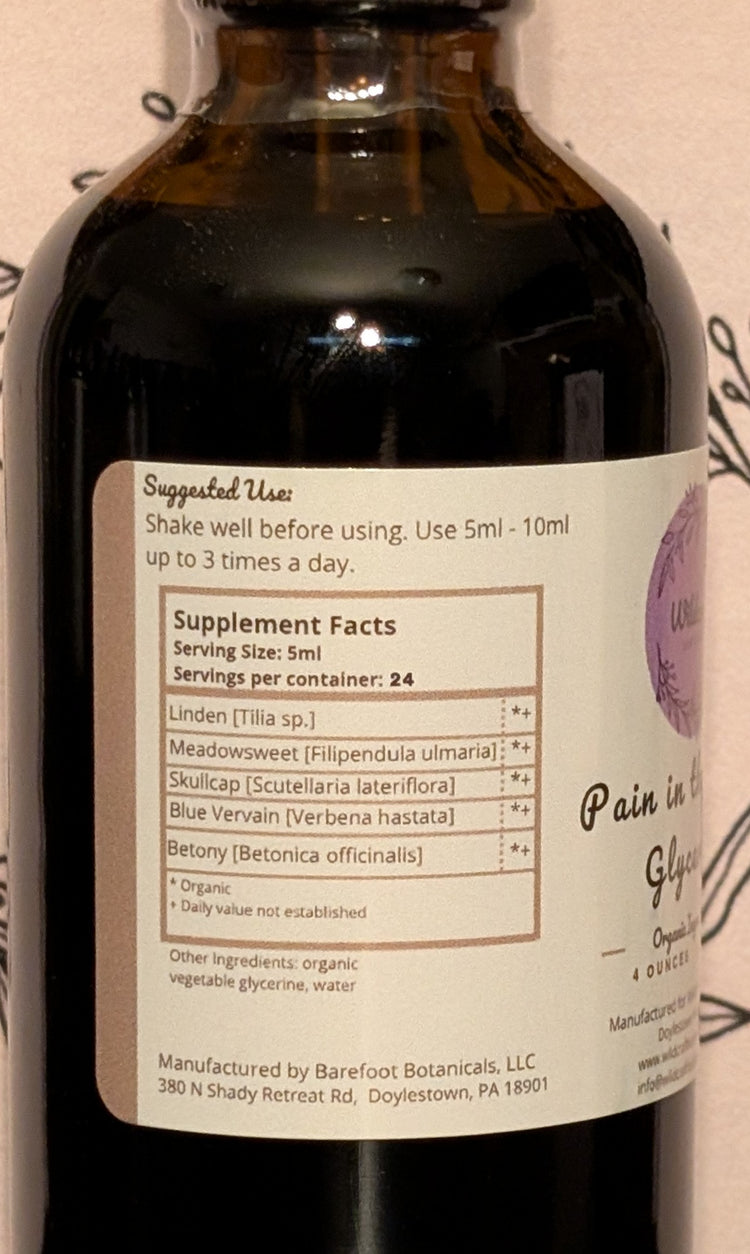 Pain in the Head Glycerite